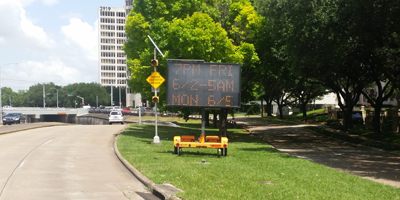 Portable Electronic Message Boards Houston Electronic Message Sign Rental