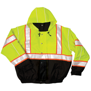 Buy Reflective Safety Jackets Houston Neon Yellow Class I II III Jacket Parka hoodie 