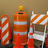 houston barricades traffic control rental signs rent barricades houston traffic cones safety cones reflective channelizers