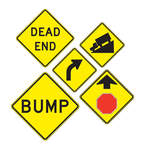 warning signs driving